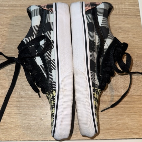 VANS Old Skool BUFFALO Mixed PLAID Sneakers WOMEN 7 Men 5.5 lace up - Picture 5 of 6